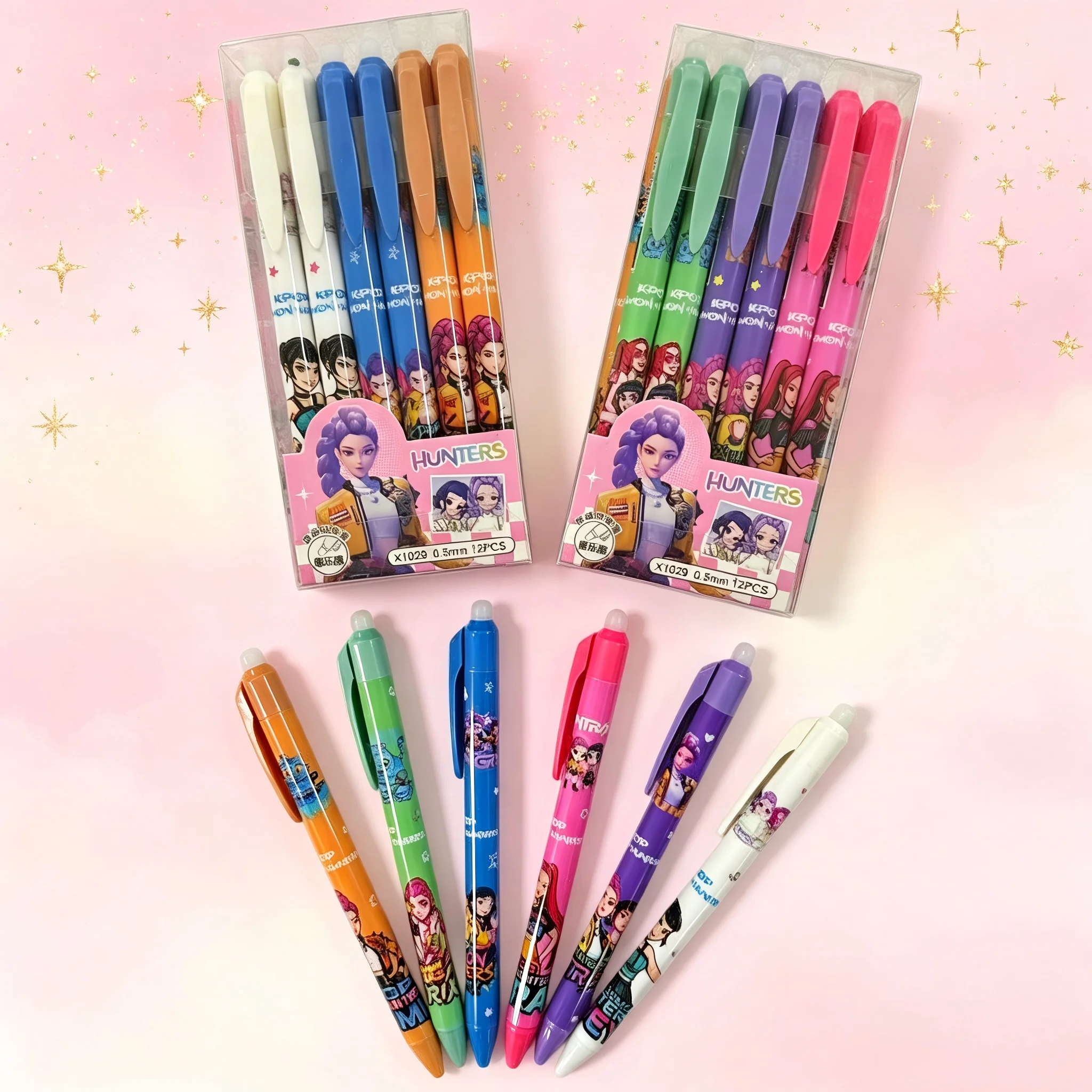 School Supplies - Гелевые ручки с тематикой аниме «Охотники»: