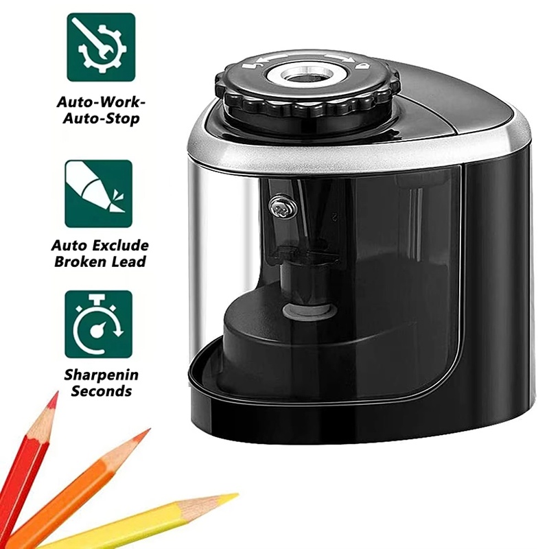 Electric Pencil Sharpener Usb - Автоматическая точилка для карандашей, настольная электрическая