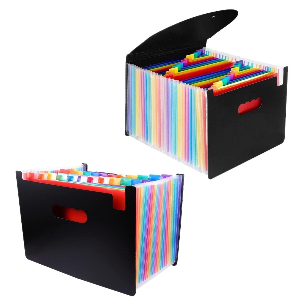 Портативный расширяемый файлов – обзор и цена Expandable Accordion File Folder 13 Pockets