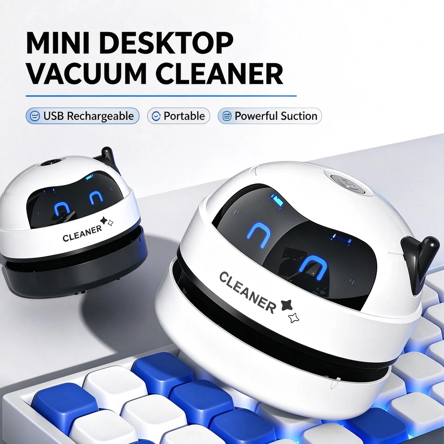 Портативный мини-настольный пы – обзор и цена Mini Desktop Vacuum Cleaner For Eraser Dust