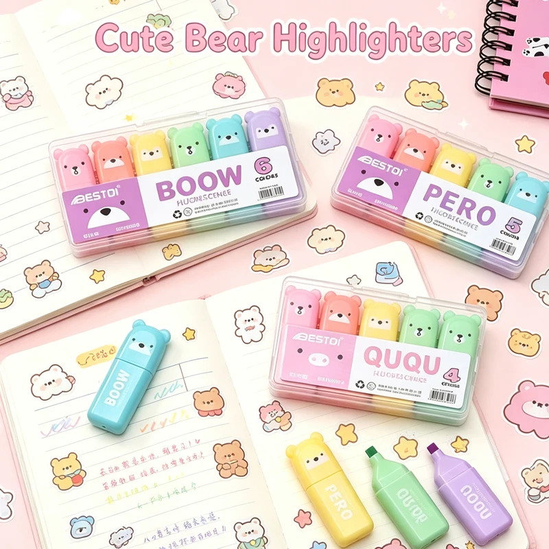 Набор маркеров-выделителей Kaw – обзор и цена Pastel Highlighter Set Double Ended