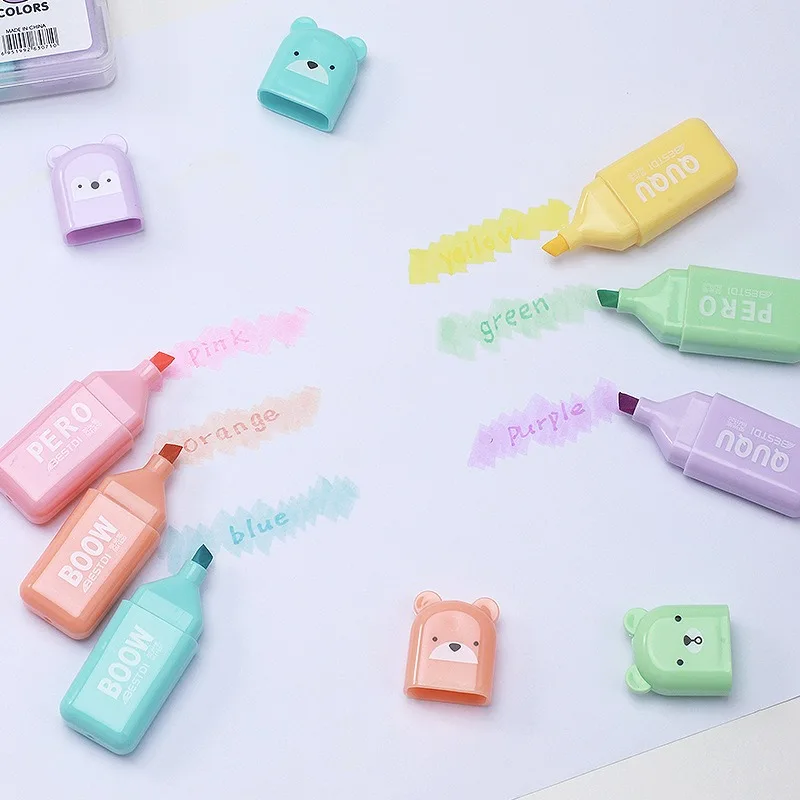 Набор маркеров-выделителей Kaw – обзор и цена Pastel Highlighter Set Double Ended